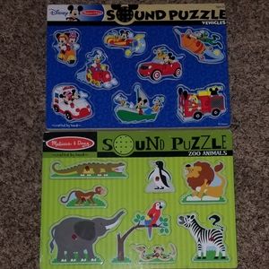 Sound puzzles and learning items